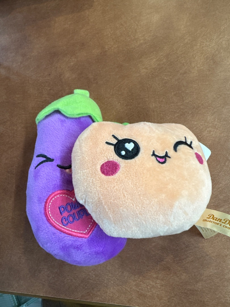 Peach and eggplant stuffy