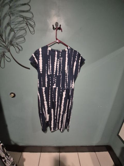 Navy & White Shein Dress, XL