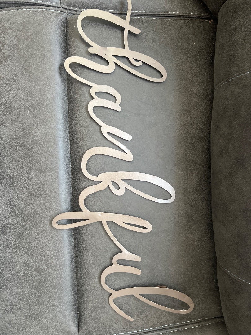 Thankful wall hanging