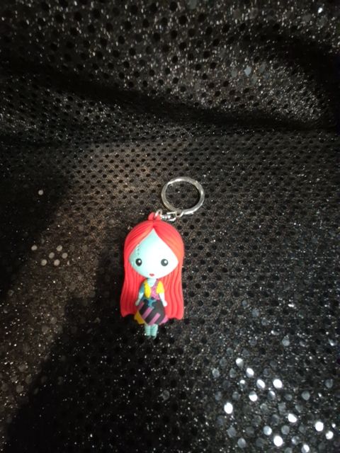 Disney NBC Sally Patchwork Dress Bag Clip, 2.5"
