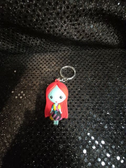 Disney NBC Sally Patchwork Dress Bag Clip, 2.5"