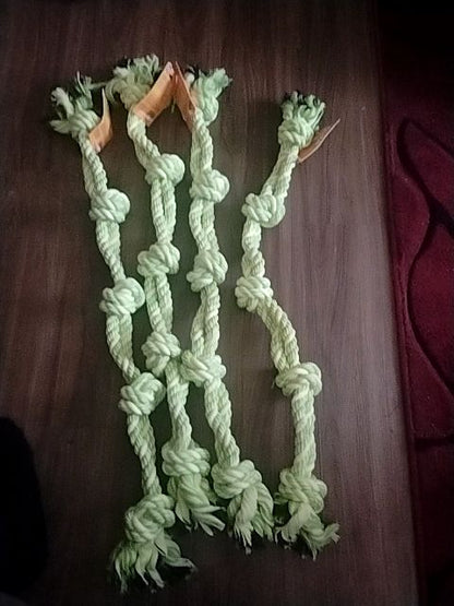 Green Leaps & Bounds Heavy Duty Dog  Tug Rope, Large