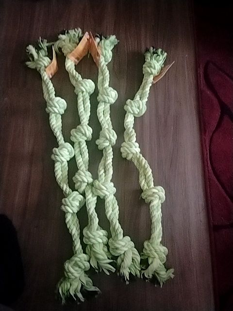 Green Leaps & Bounds Heavy Duty Dog  Tug Rope, Large