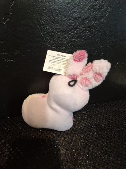 Pink Zanies Silly Squad Bunny Squeeky Dog Toy, 5"