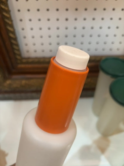 Orange Tupperware Fill and chill rolling pin