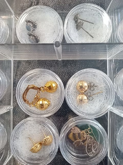Various sterling silver stud earrings