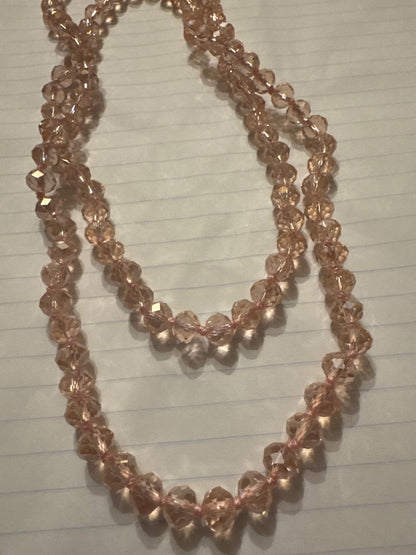 Blush Beaded Necklace