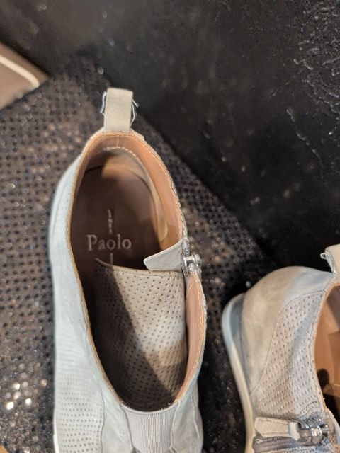 Grey Linea Paolo Wedge Shoes, 9 1/2