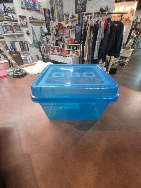 Blue container