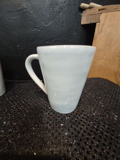 Cream Crate & Barrel Marin Dinnerware Mug, 4.5"