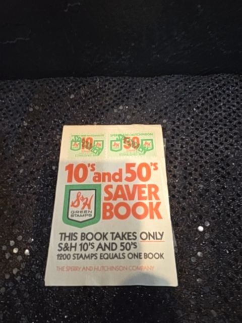 Vintage 10's and 50's Saver Books and stamps