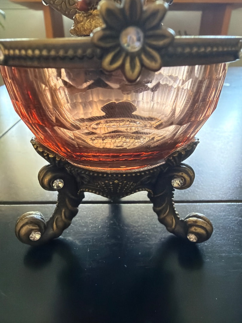 “Seahorse” crystal egg music box