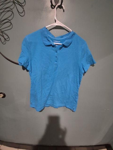 Blue Croft & Barrow Polo Shirt, LG