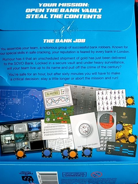 Blue Solid Roots Escape Room Game