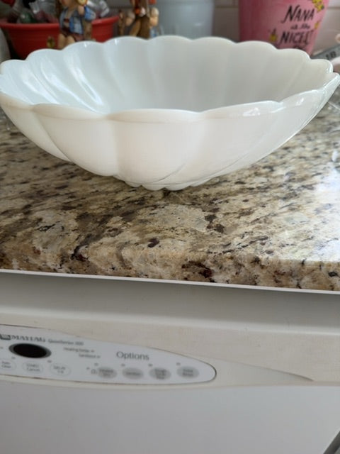 White Hazel atlas MCM Alpine white bowl