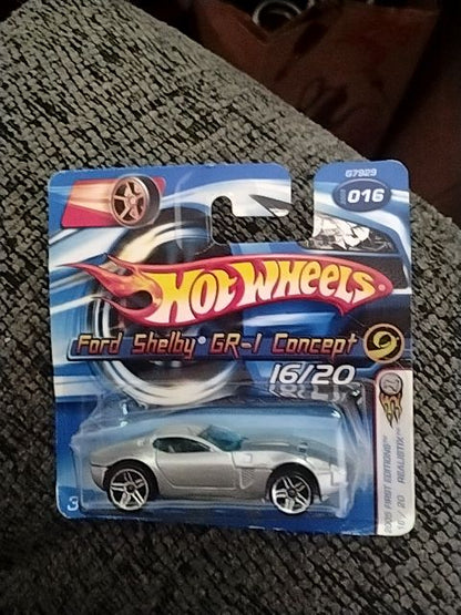 Silver Hot wheels Hot wheels Ford Shelby  car