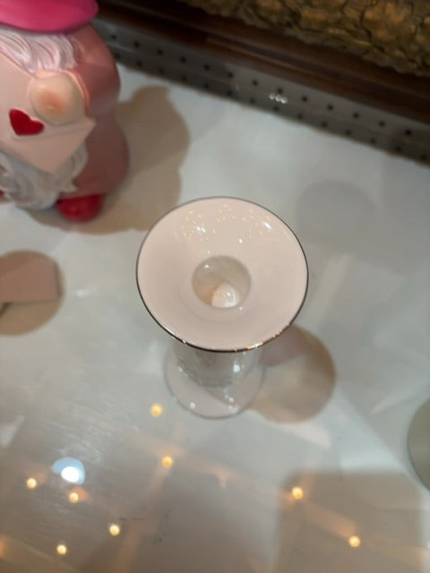 Lenox Opal innocence candle holder