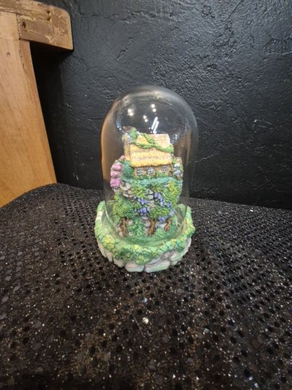 Lavender Hill Cottage by Violet Schwenig, Hand Painted, Limited Edition, 4" × 5"