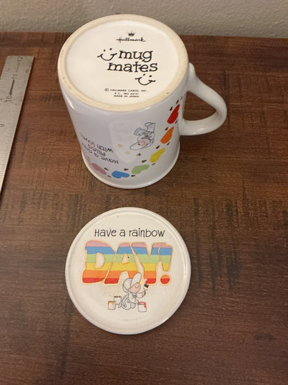 Multi Ziggy Mug Mates Hallmark Have A Rainbow Ziggy Day, 4”
