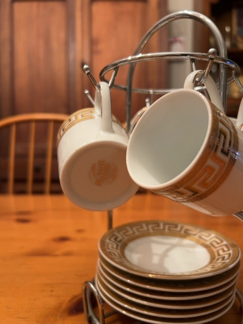 Alpine Cuisine Fine Porcelain Espresso Set