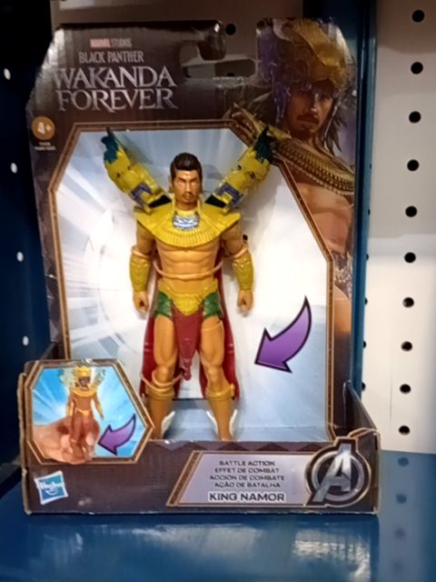King Namor Wakanda Forever action figure