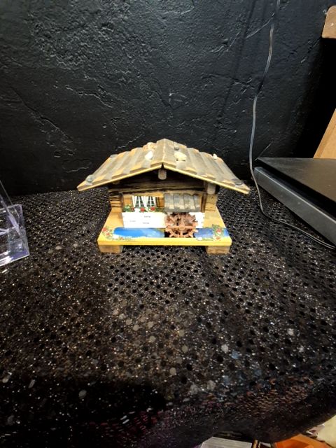 Chalet Music Box, 4.75" × 3.5" × 3.25"