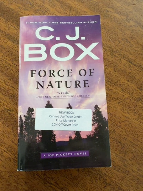 Paperback CJBox Force of Nature