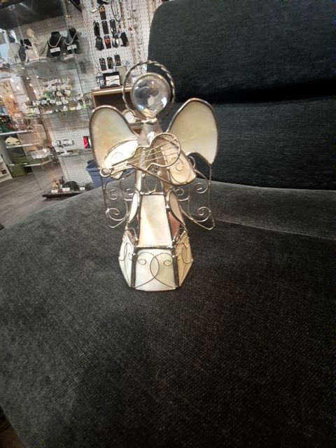 Halo Violin Angel Tea Light Holder