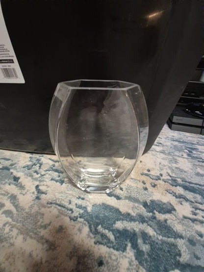 Hexagonal Glass Vase