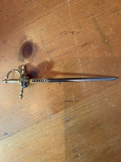 Vintage Toledo Sword Letter Opener
