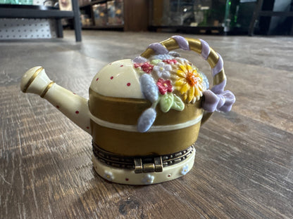 National Home Gardening Club Watering Pot Trinket Box