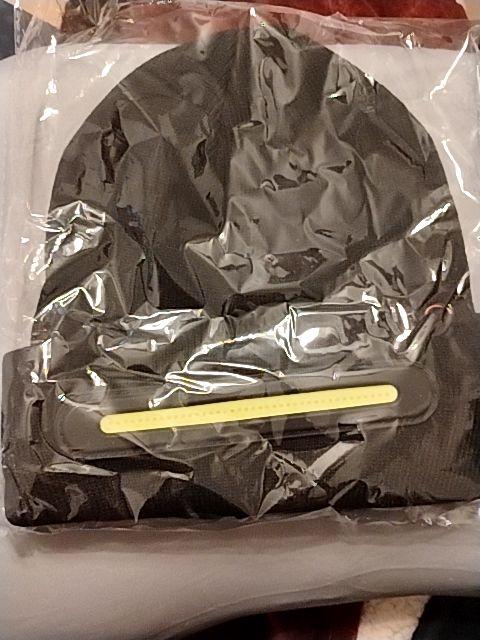 Black  Wide Beam LED Beanie, Adult One Size Fits Most