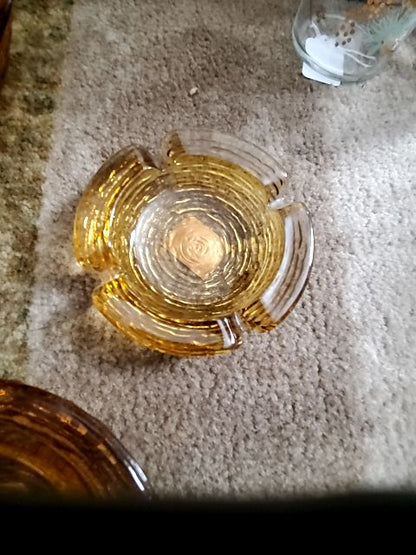 Anchor Hocking Sereno pattern Amber