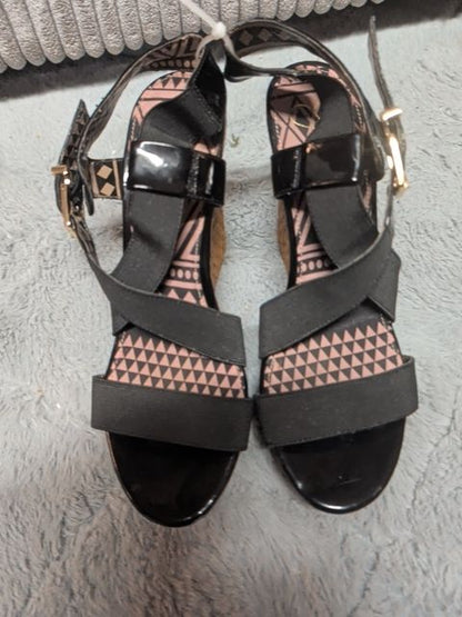 Black  Jessica Simpson Wedge Sandles, 10
