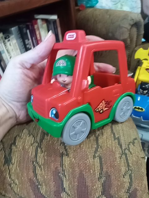 Fisher price pizza delivery with figure