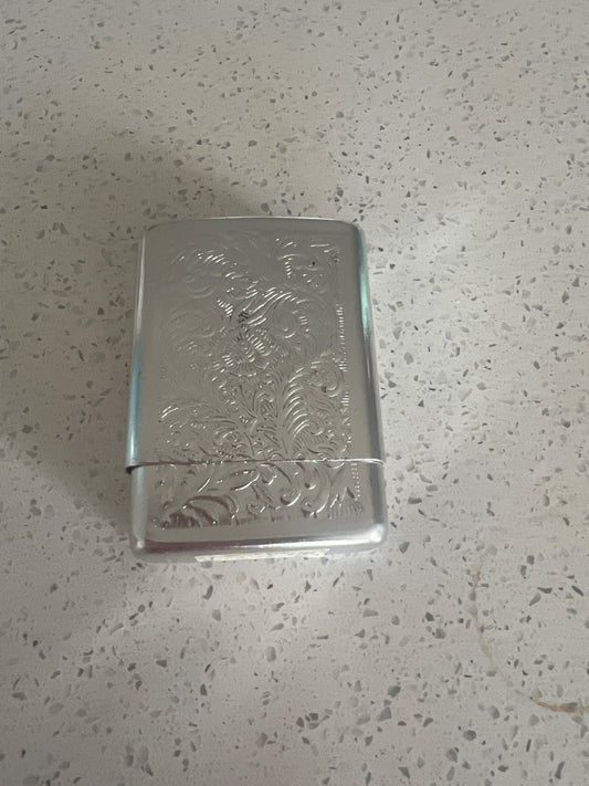 Vintage silver plated cigarette case