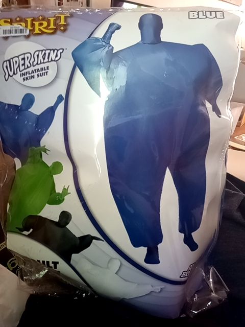 Spirit Halloween inflatable blue suit, Adult