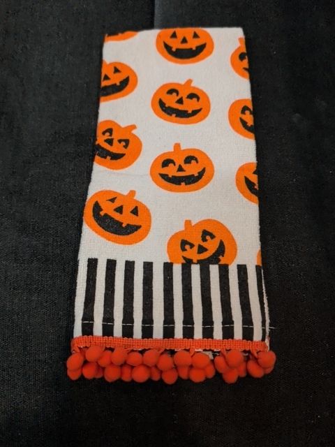 Jack O Lantern Dish Towel