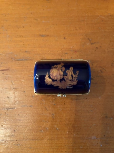 Vintage Limoges Castel Porcelain box