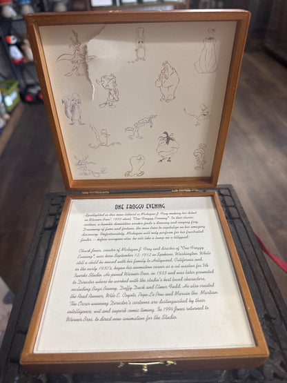 Werner Bros “One Froggy Evening” Cell & Box