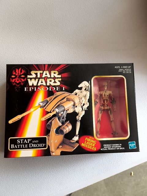 Star wars episode 1 Stap and battle droid