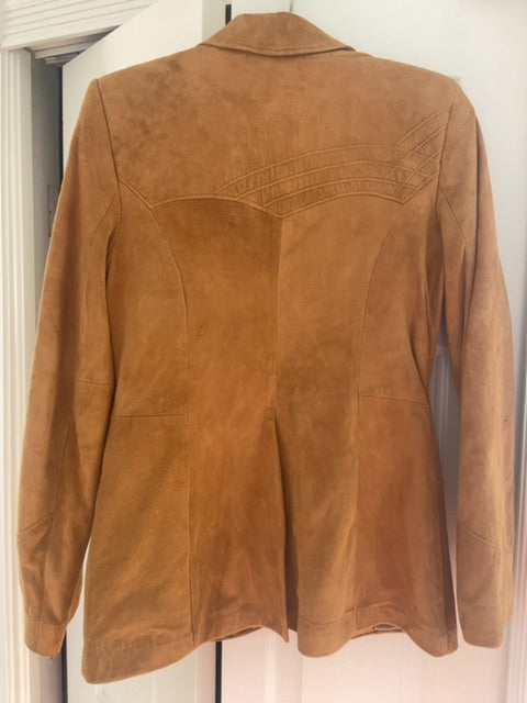 Vintage tan suede jacket size M