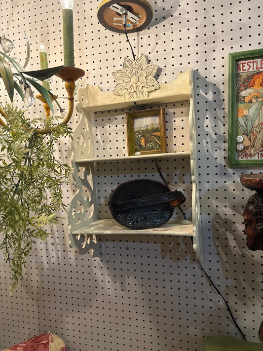 White  White 3 tier shelf