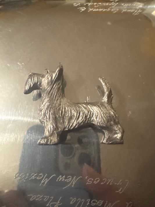 Pewter Scottie dog