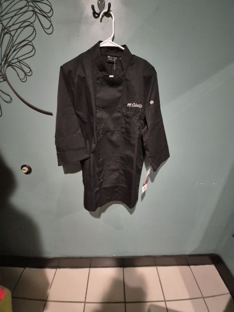 Black PF Chang's Chef shirt, New w/Tags, S