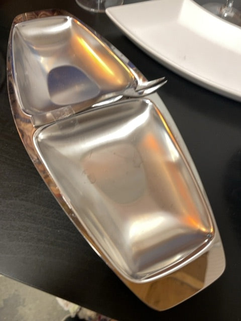 Stainless  Divided tray