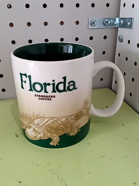 Green Starbucks Florida mug