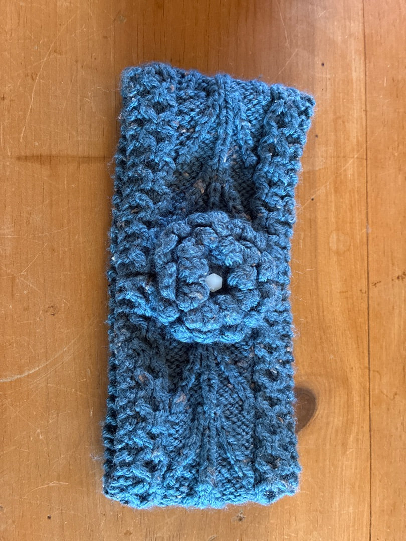 Knitted Irish Aran wool headband