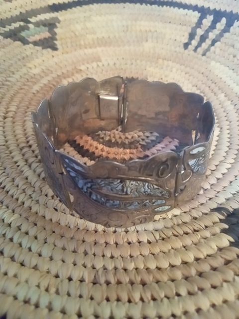 Sterling silver Taxco Cuff bracelet