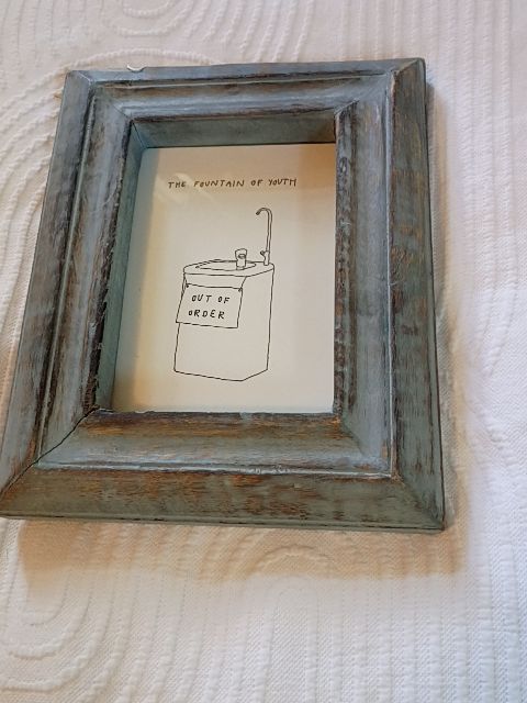 Heavy blue wood frame foundation of youth